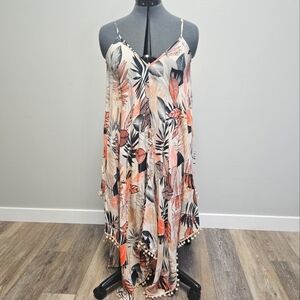 Goa Japna Asymmetrical Beachwear Swimwear Cover Up Dress  Women's Small